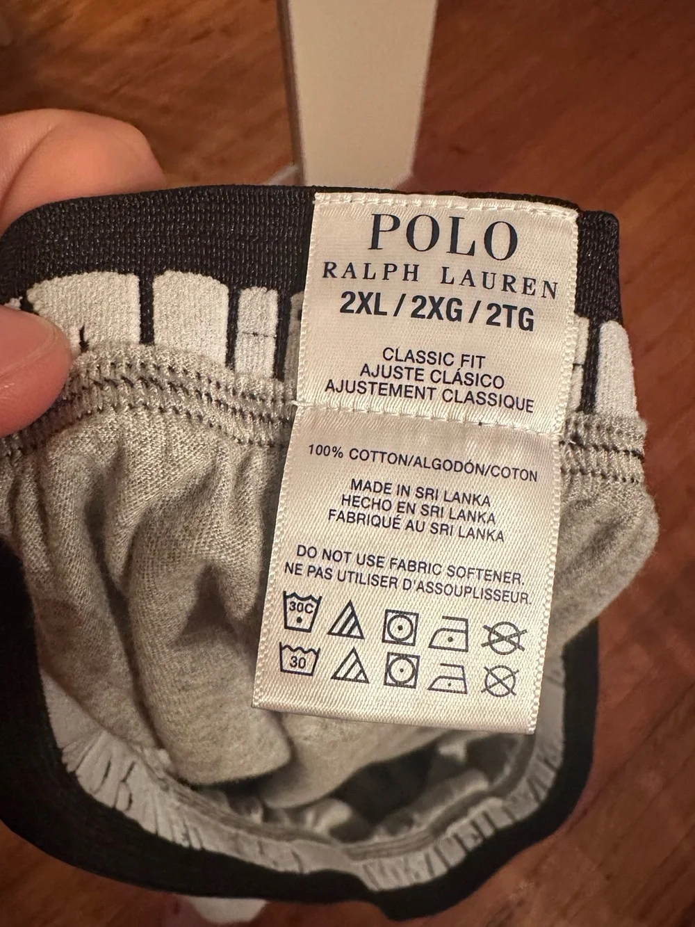Polo Ralph Lauren Grey house shorts 2XL